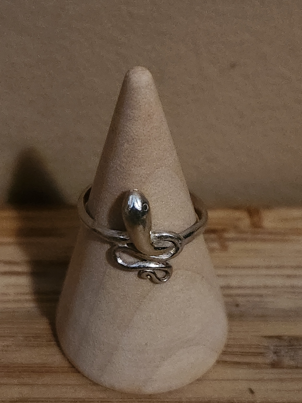 Sterling Silver Snake Wrap Ring - Silver
